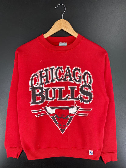 90's CHICAGO BULLS Made in USA Size M Vintage NBA Sweat-Shirt/ A5980