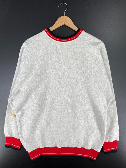 90's WISCONSIN Made in USA Size M Vintage College Sweat-shirt / A4910