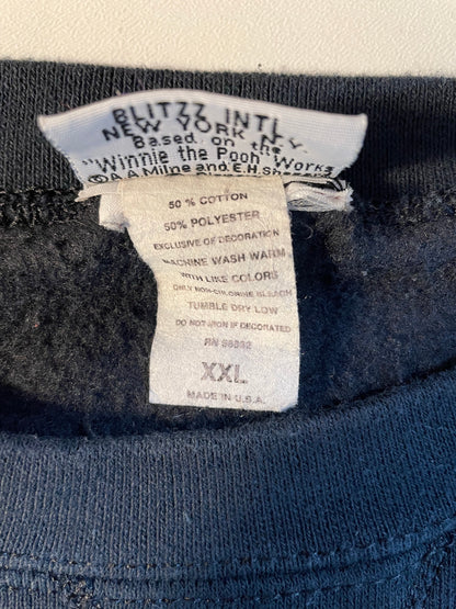 00's DISNEY WINNIE THE POOH Made in USA Size XXL Vintage Sweat-shirt / K5893