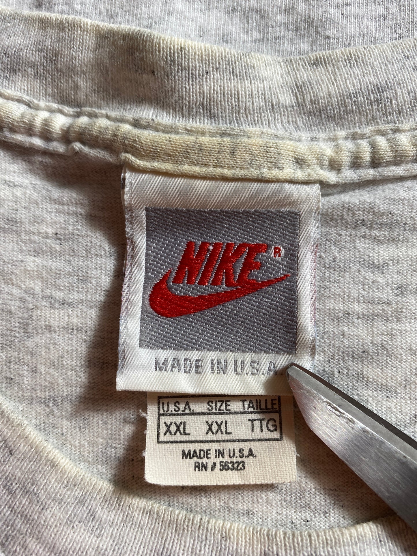 90’s NIKE Silver tag Made in USA Size XXL Vintage T-Shirt / E3171T