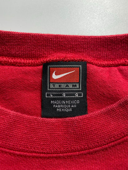 00’ NIKE RUTGERS SCARLET KNIGHTS Size L Vintage Sweat-shirt / K6213