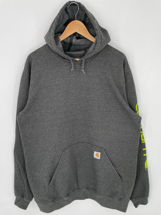 Vintage CARHARTT Size L Hoodie Sweat-Shirt / A6855