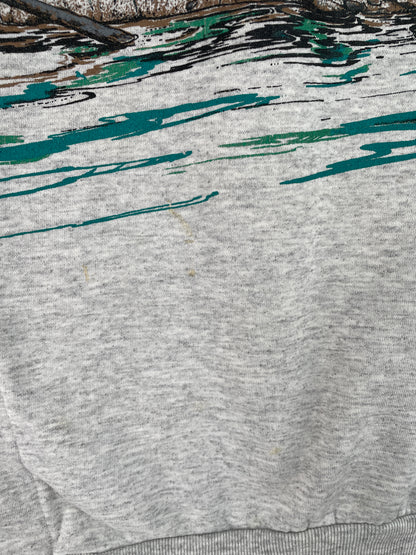 90's BEAR Made in USA Size XXL Vintage Animal Sweat-Shirt / E4760S