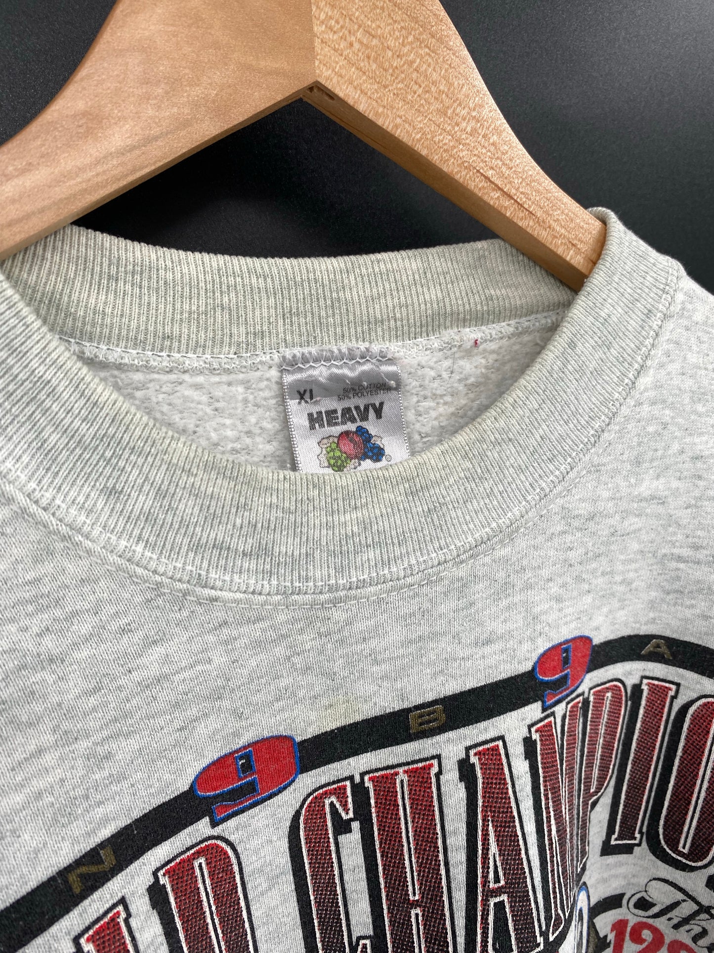 1993 CHICAGO BULLS Made in USA Size XL Vintage NBA Sweat-shirt / K5447
