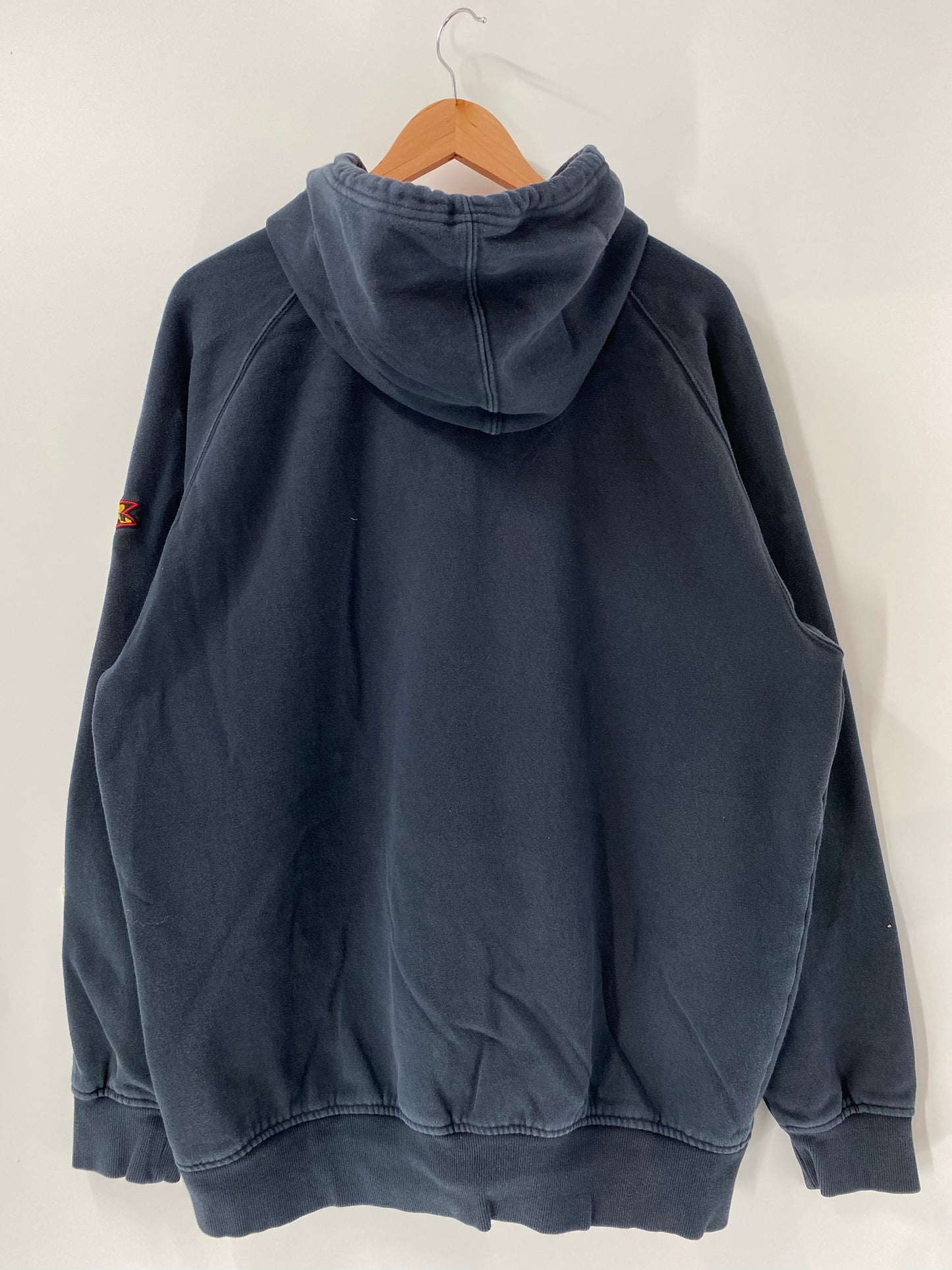 00' NIKE MARYLAND Size L Vintage Half-zip Hoodie Sweat-Shirt / K4819