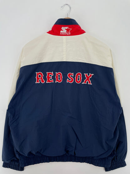 90's STARTER x BOSTON REDSOX Size XL Vintage MLB Nylon Jacket / A6833