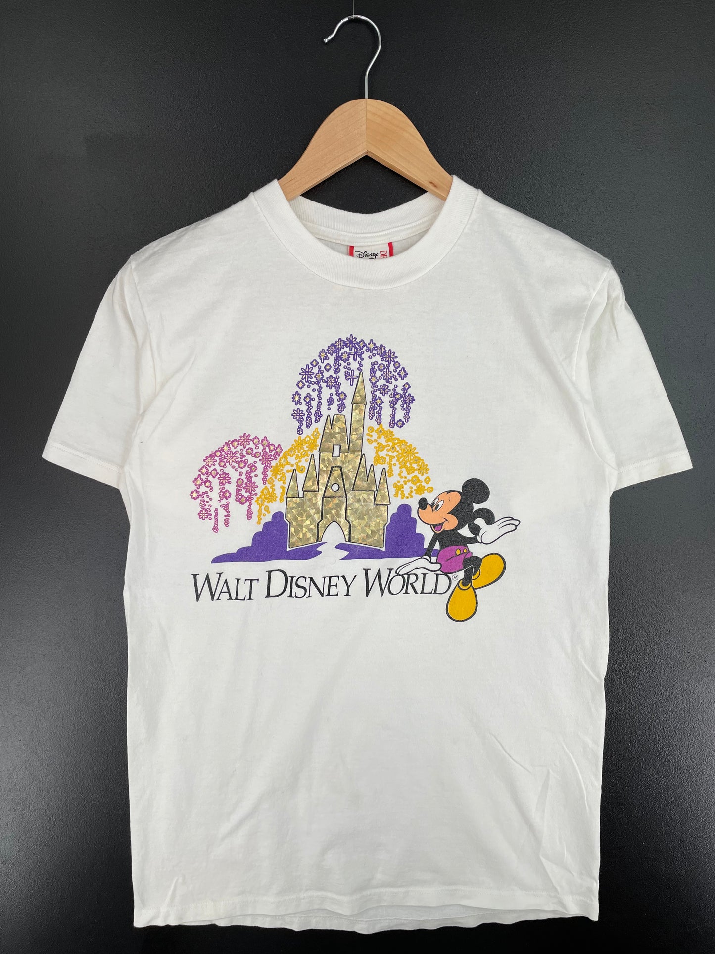 90's DISNEY MICKEY Made in USA Size S-M Vintage T-Shirts / A771