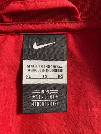00’ NIKE CINCINNATI REDS Size XL Vintage MLB Nylon Jacket / K5964