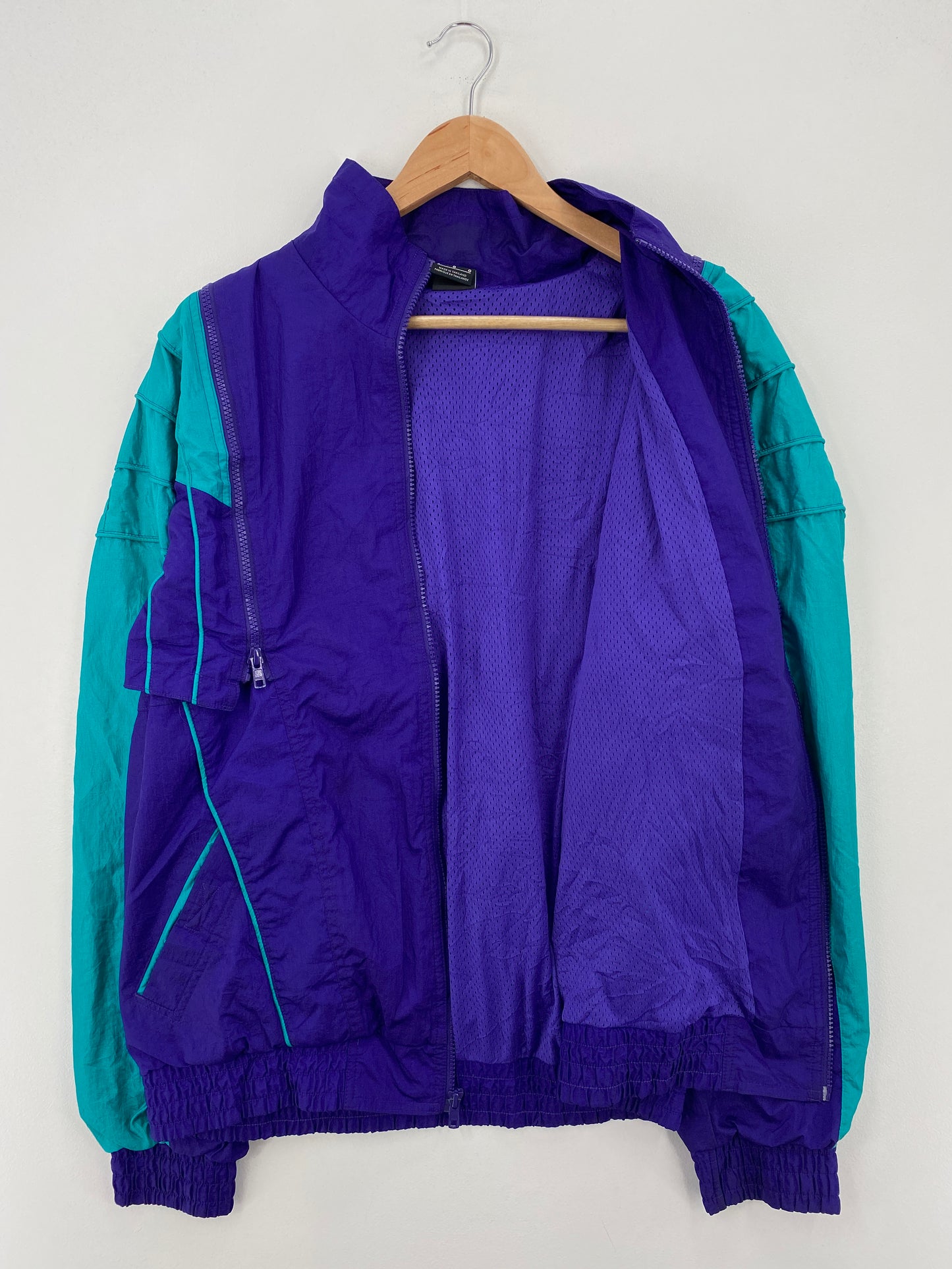 00' JORDAN Size L Vintage Zip-up Nylon Jacket/ A7521