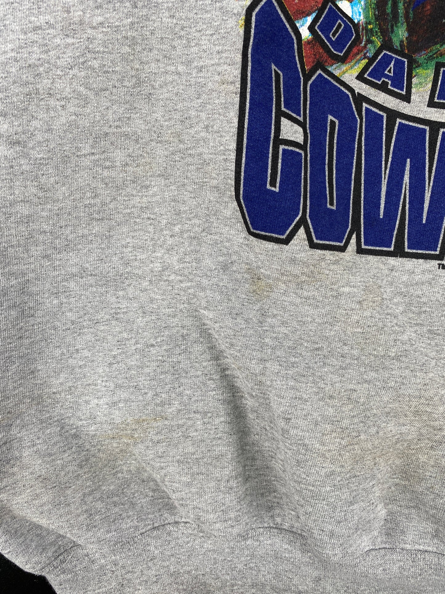 1996 STARTER x DALLAS COWBOYS SUPER BOWL CHAMPIONS Made in USA Size XXL Vintage NFL Sweat-Shirt / A6133