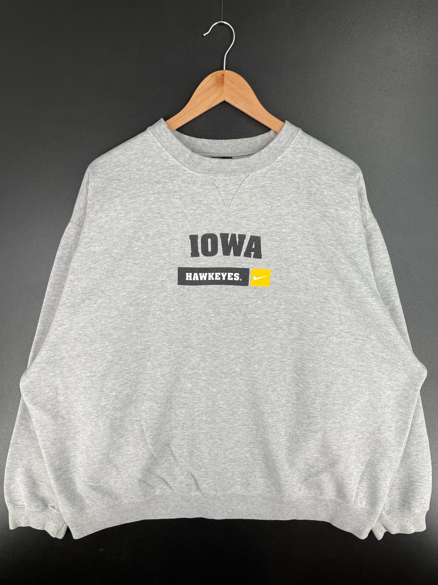 00' NIKE IOWA Size XXL Vintage College Sweat-Shirt / A3870