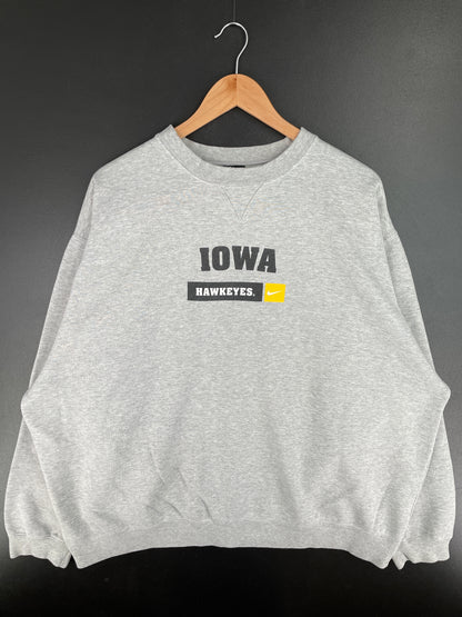 00' NIKE IOWA Size XXL Vintage College Sweat-Shirt / A3870