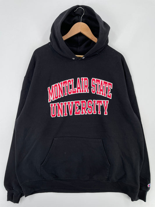 Vintage CHAMPION x MONTCLAIR STATE UNIVERSITY Size XXL Vintage College Hoodie Sweat-Shirt / E3656S