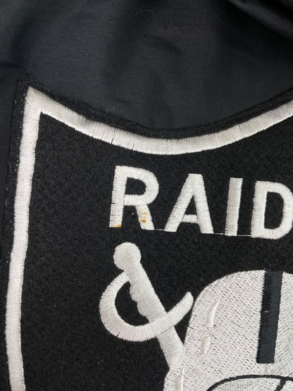 90’s STARTER x RAIDERS Size L NFL Padded Nylon Jacket / A8274