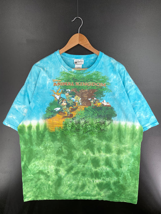 00' DISNEY ANIMAL KINGDOM Size XXL Vintage T-shirt / A852