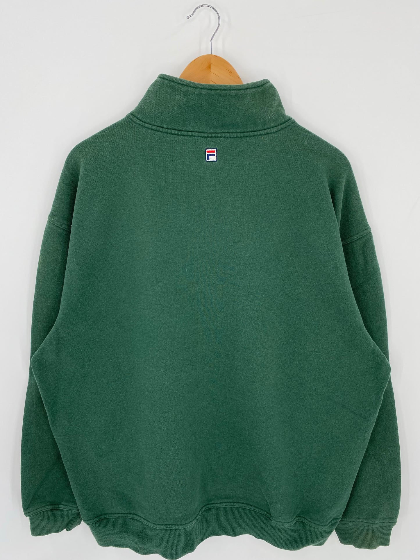 90’s FILA Size XXL Half Zip-up Sweat-shirt/ K7424