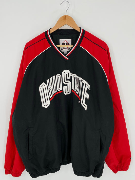 Vintage OHIO STATE Size XXL College Nylon Jacket / K5970