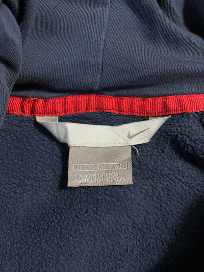00' NIKE Size XL Vintage Hoodie Zip-up Sweat-Shirt / A6822