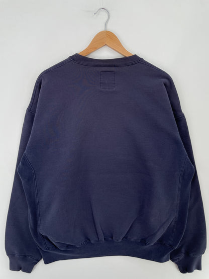 90's RUSSELL x BLOCK ISLAND Made in USA Size XL Vintage College Sweat-Shirt / E4075S