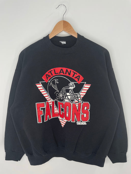 90's ATLANTA FALCONS Size No Tag (Approx.L-XL) Vintage NFL Sweat-Shirts/ K8668