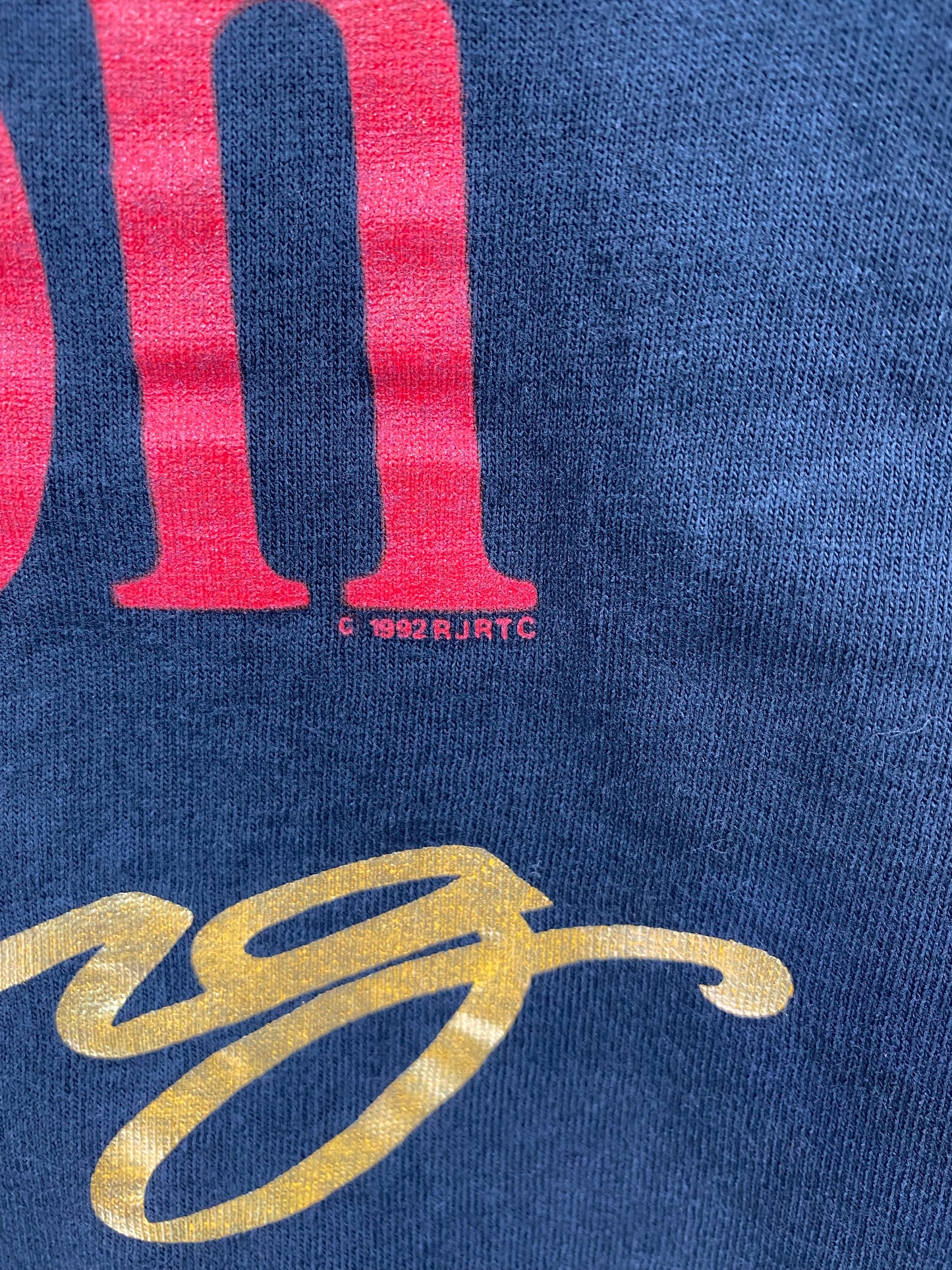 1992 WINSTON RACING Made in USA Size XL Racing T-Shirt / K9610
