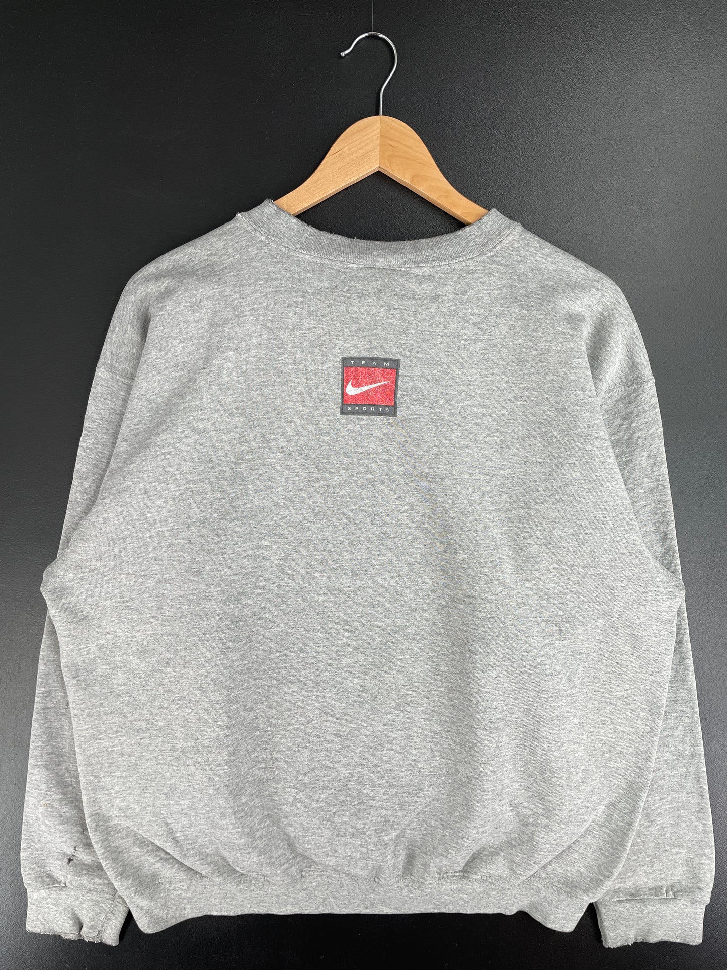 90's NIKE x SYRACUSE FOOTBALL Made in USA Size M Vintage College Sweat-shirt / E3197S