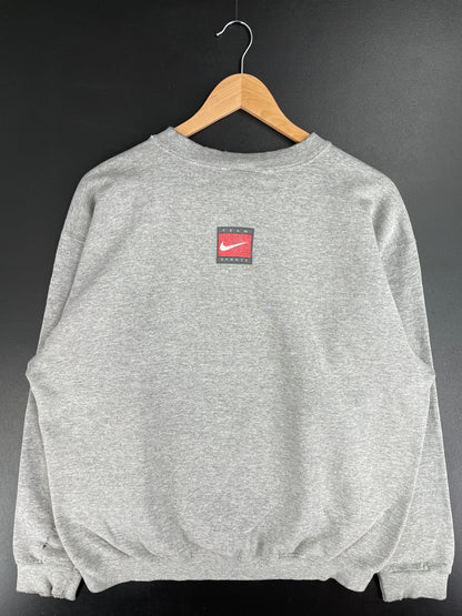 90's NIKE x SYRACUSE FOOTBALL Made in USA Size M Vintage College Sweat-shirt / E3197S