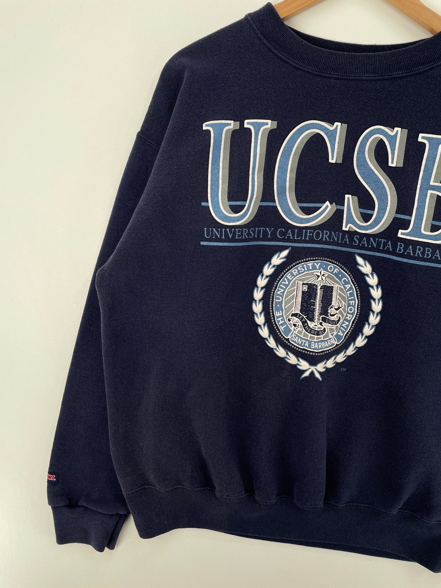 90's USCB UNIVERSITY OF CALIFORNIA SANTA BARBARA Made in USA Size XL Vintage College Sweat-shirt / E189