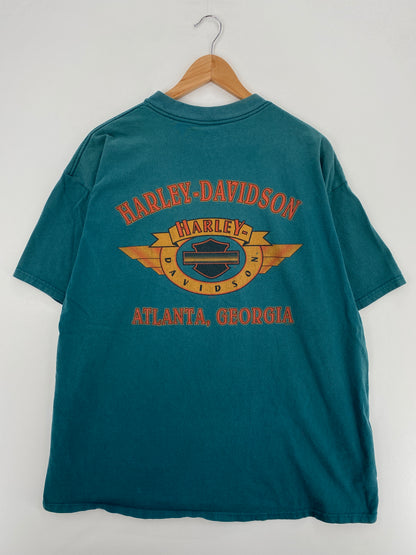 1998 HARLEY DAVIDSON Made in USA Size XXL Vintage T-shirt / A6346
