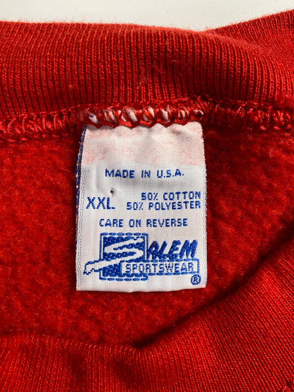 90's SALEM x KANSAS CITY CHIEFS Made in USA Size XXL Vintage NFL Sweat-Shirt / A5038