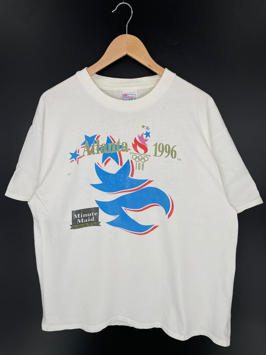 1996 ATLANTA OLYMPIC Size XL Vintage T-Shirts / K9976