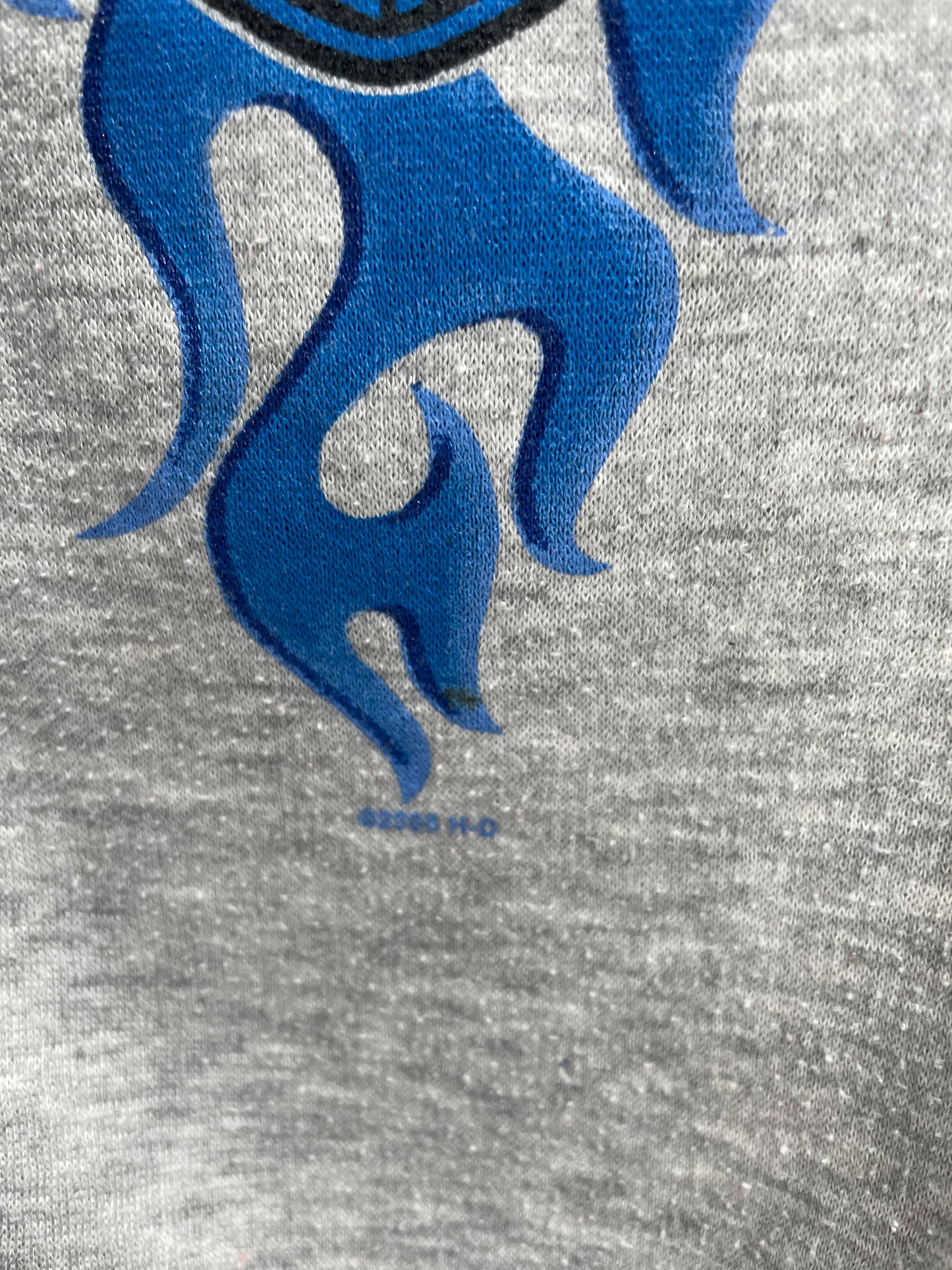 2002 HARLEY DAVIDSON Size No Tag (Approx.L) Vintage Zip Up Hoodie Sweat-shirt / A87