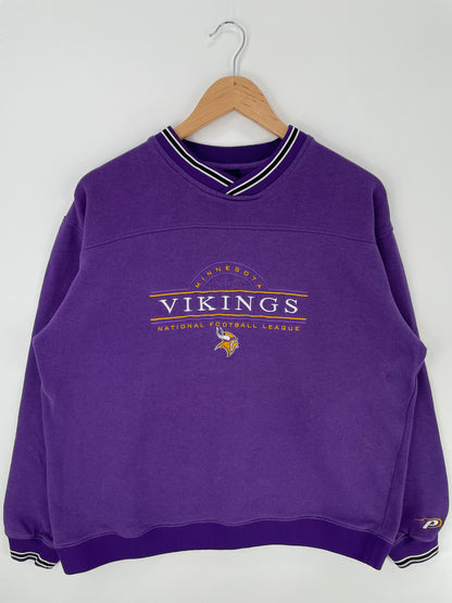 Vintage MINNESOTA VIKINGS Size XL NFL Sweat-shirt / A737