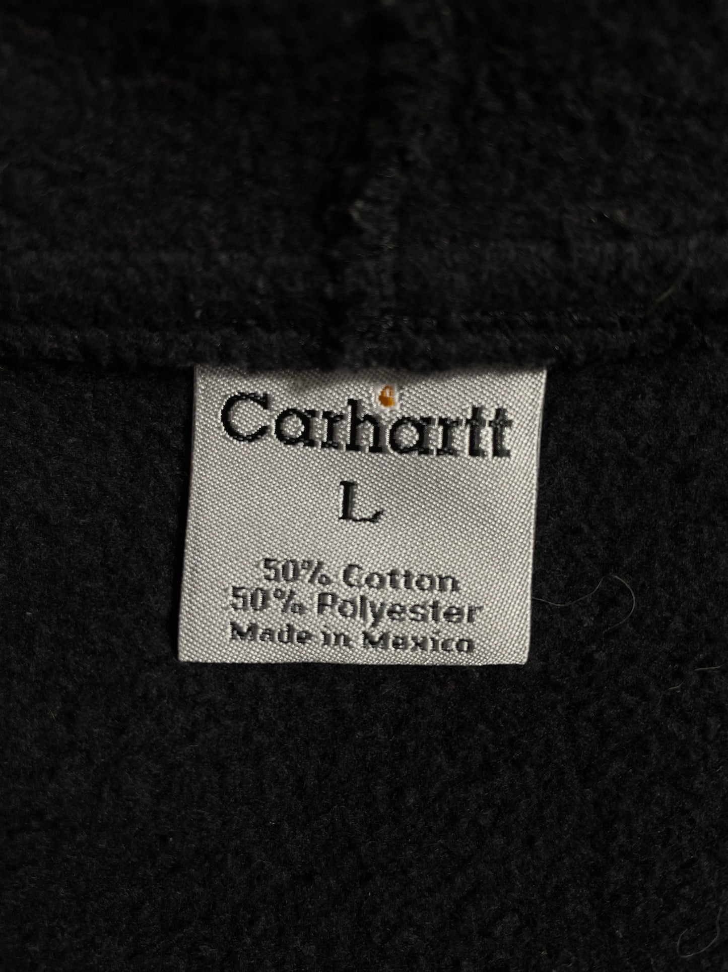 Vintage CARHARTT Size L Hoodie Zip-up Sweat-Shirt / E2632S