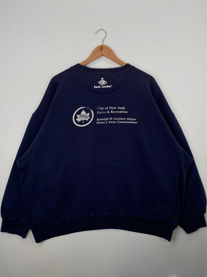 90's NIKE x Footlocker ALL-STAR BATTLE OF THE BOROUGHS Size XL Vintage NBA Sweat-shirt / A1379