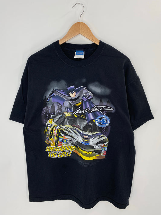 2004 NASCAR x BATMAN MARVEL Size XL Vintage T-Shirt / K7696
