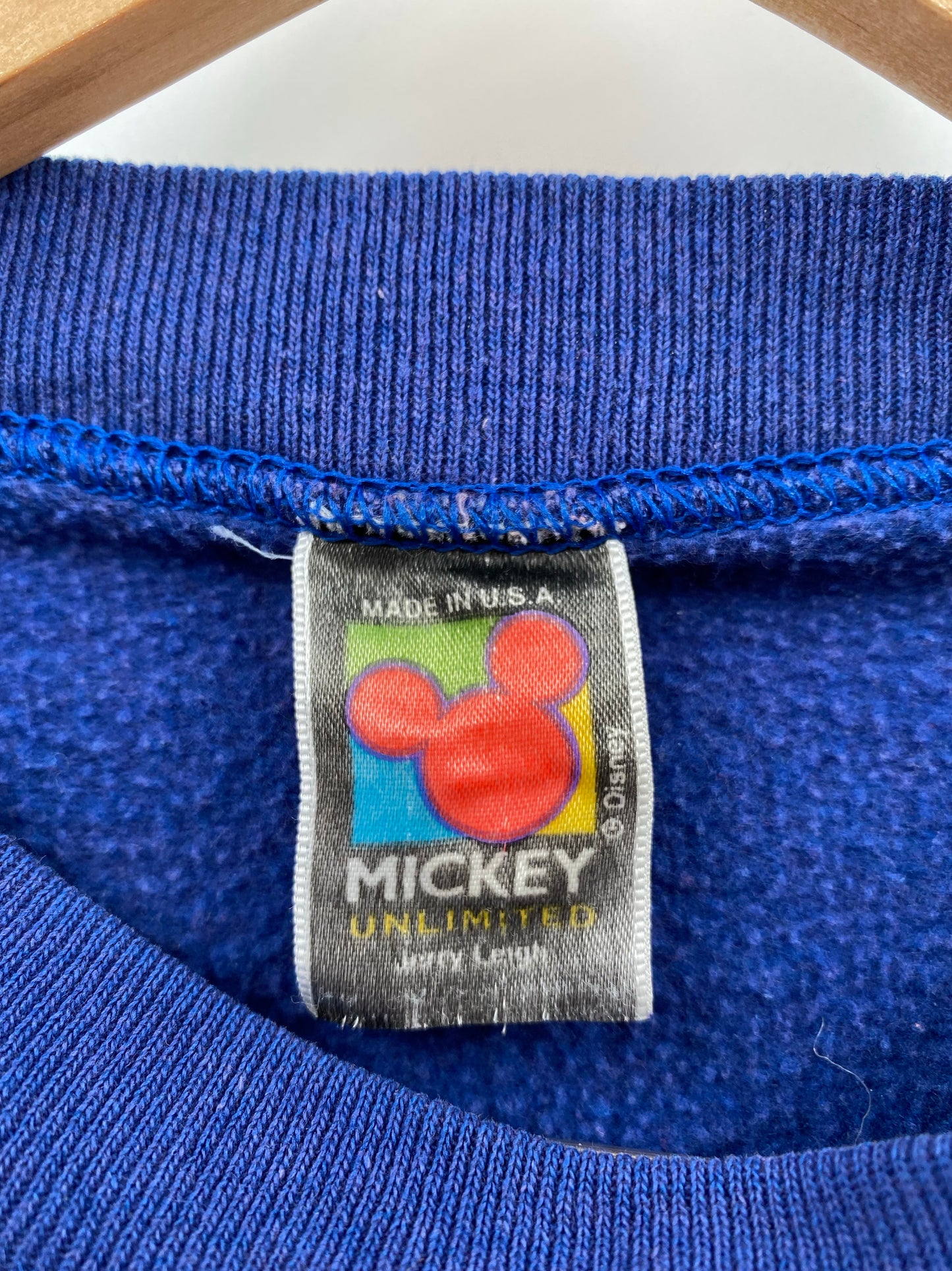 90’s DISNEY MICKEY AND MINNIE Made in USA Size XXXL Vintage Sweat-shirt / K6446