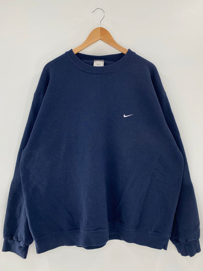 90's NIKE MINI SWOOSH Size XXL Vintage Sweat-shirt / k5690