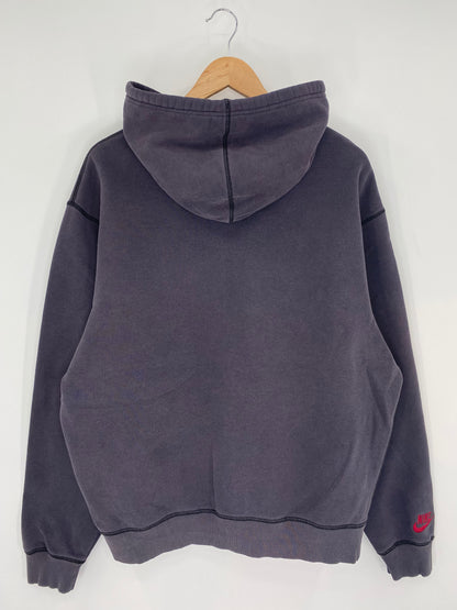 00' NIKE Size L Vintage Zip Up Hoodie Sweat-Shirts/ A184