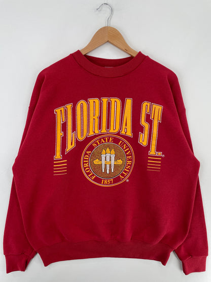 90's FLORIDA STATE Made in USA Size XL Vintage College Sweat-shirt / E2687S