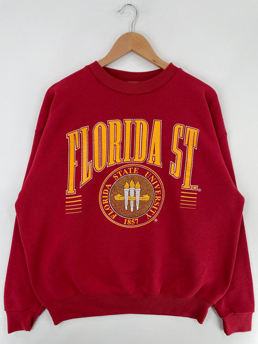 90's FLORIDA STATE Made in USA Size XL Vintage College Sweat-shirt / E2687S