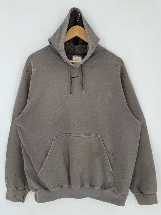 90’s NIKE CENTER SWOOSH Size L Vintage Hoodie Sweat-Shirt / K5247