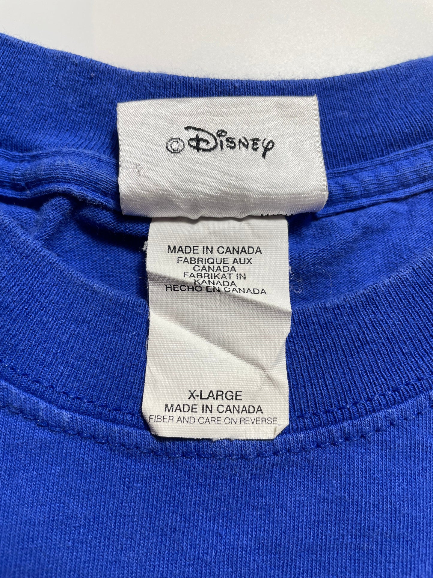 00' DISNEY MICKEY Size XL Vintage T-Shirt / E945