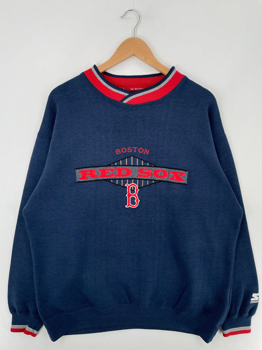 90’s STARTER x BOSTON RED SOX Size L Vintage MLB Sweat-shirt / E2941S