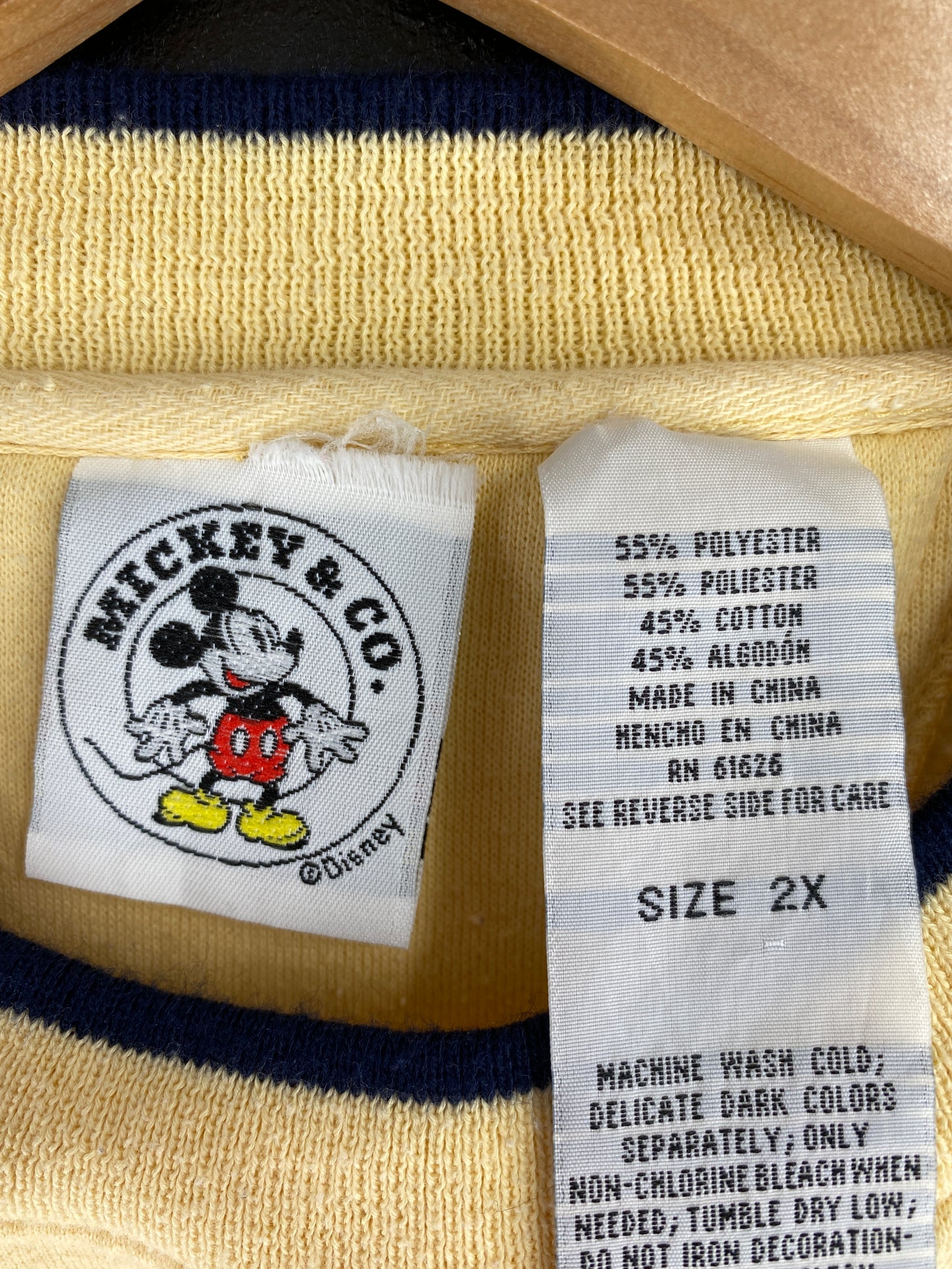 90's DISNEY MICKEY Size XXL Vintage Sweat-shirt / A5208