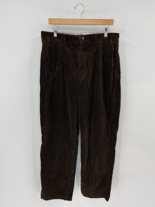 90's POLO RALPH LAUREN Size W35xL30 Vintage Corduroy Pants / K7920