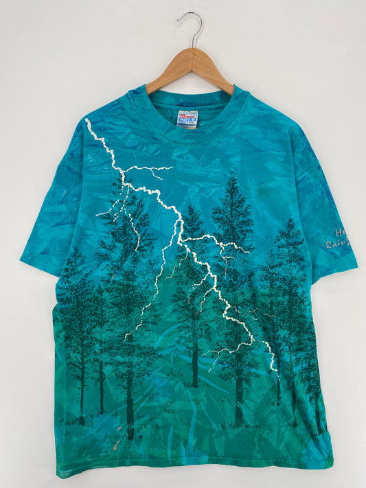 90’s HOB RAINFOREST Size XL Vintage T-Shirt / A5003