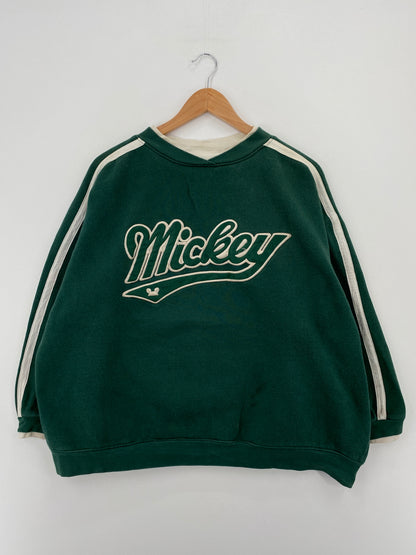 90’s DISNEY MICKEY Approx. Size XL Vintage Sweat-shirt / A7028