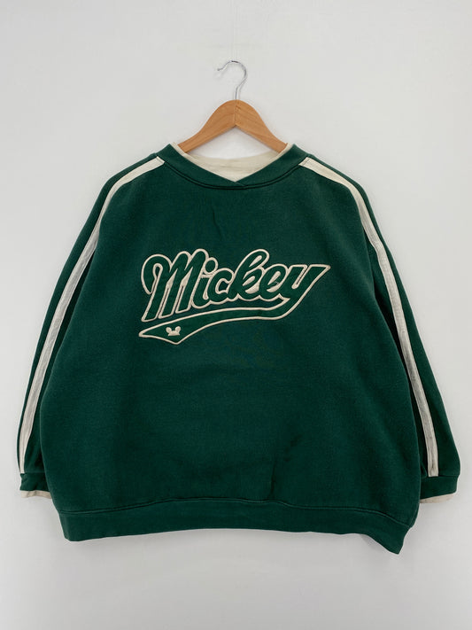 90’s DISNEY MICKEY Approx. Size XL Vintage Sweat-shirt / A7028