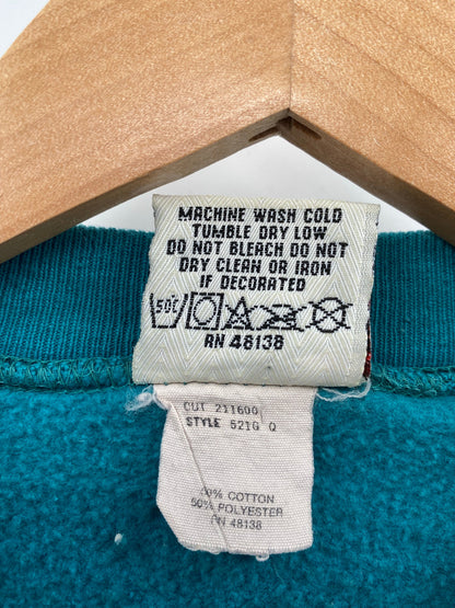 1993 MIAMI DOLPHINS Made in USA Size L Vintage NFL Sweat-Shirt / E1640S